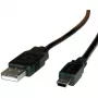 ROLINE USB 2.0 Kabel, Typ A - 5-Pin Mini 1,8m (11.02.8719)