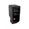Lexmark 74C2HM0 Rückgabe-Tonerkartusche, Magenta, High Yield