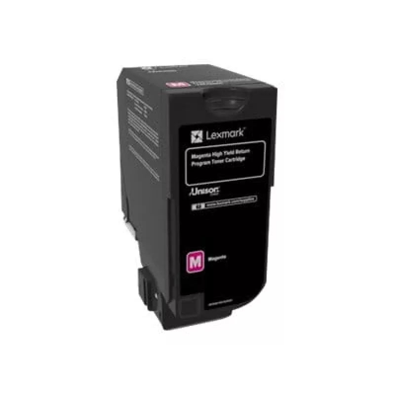 Lexmark 74C2HM0 Rückgabe-Tonerkartusche, Magenta, High Yield