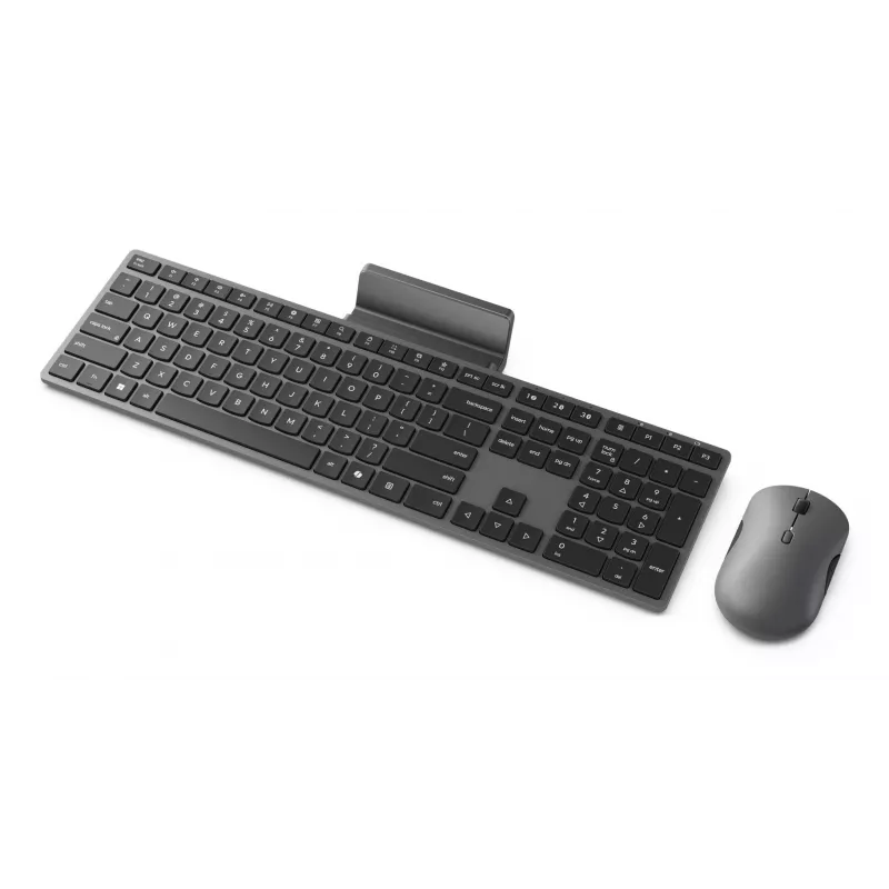 Kabelloses Tastatur-Maus-Set Lenovo 700 Modern Multi-Device – US-Englisches Layout, Bluetooth, Luna Grey
