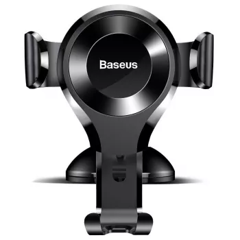 Gravity car mount Baseus Osculum für Telefon (schwarz)