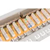 DIGITUS DN-91624S 24-Port Cat6 geschirmtes Patchpanel, 1 HE 19 Zoll, Grau