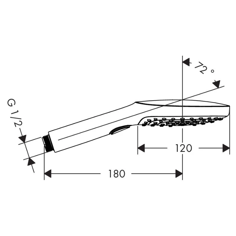 Hansgrohe Raindance Select E Handbrause 120 3jet 26520000