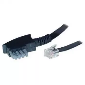 S/CONN 3m TAE-N - RJ12 Schwarz Transparent ShiverPeaks
