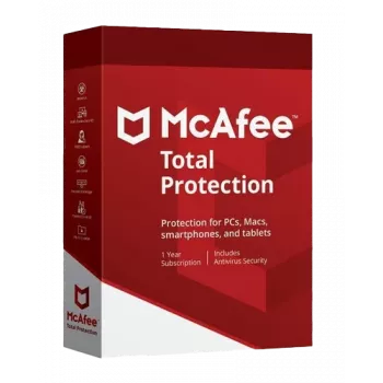 McAfee Total Protection – 5 Geräte / 1 Jahr, Global