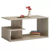 Topeshop ŁAWA DALLAS SONOMA Couchtisch/Beistelltisch Couchtisch Freiform 1 Bein(e)
