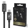 Extralink Smart Life CABESL05 USB-C-auf-USB-C-Kabel, geflochten, 240 W, 40 Gbit/s, 2 m, schwarz