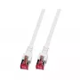 EFB-Elektronik RJ45-Patchkabel Kat.6 S/FTP LSZH Weiß 1m Hersteller: EFB Elektronik (K5518.1)