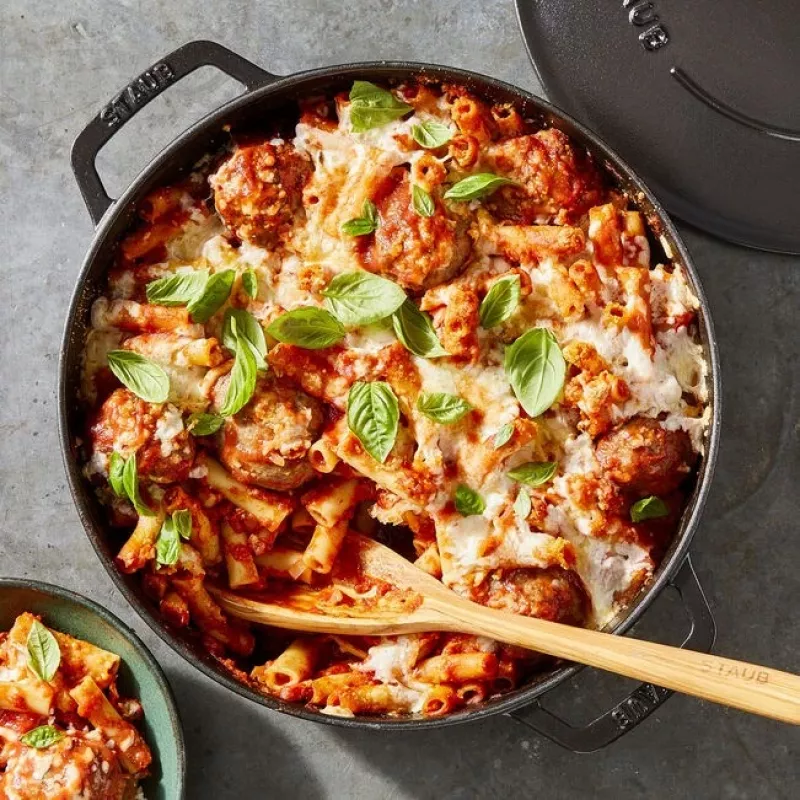 Staub Chistera 40511-472-0 Bräter 28 cm, rund, Gusseisen, 3,7 l, schwarz
