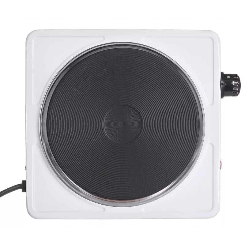 Esperanza EKH002W Pinatubo Einzelkochplatte elektrisch mit geschlossener Platte, 1500 W, Ø18,5 cm, weiß