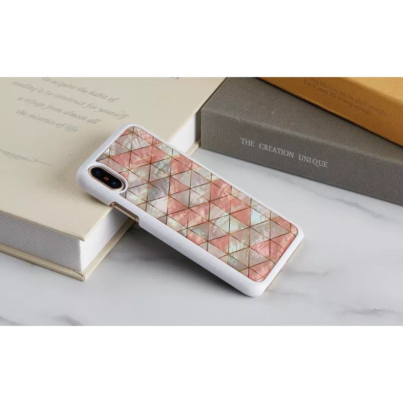 iKins Diamond White Hülle für iPhone XS/X, K1628H