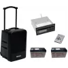 Tragbares drahtloses PA-System Omnitronic MOM-10BT4 mit CD-Player, USB, SD und 2 wiederaufladbaren Batterien