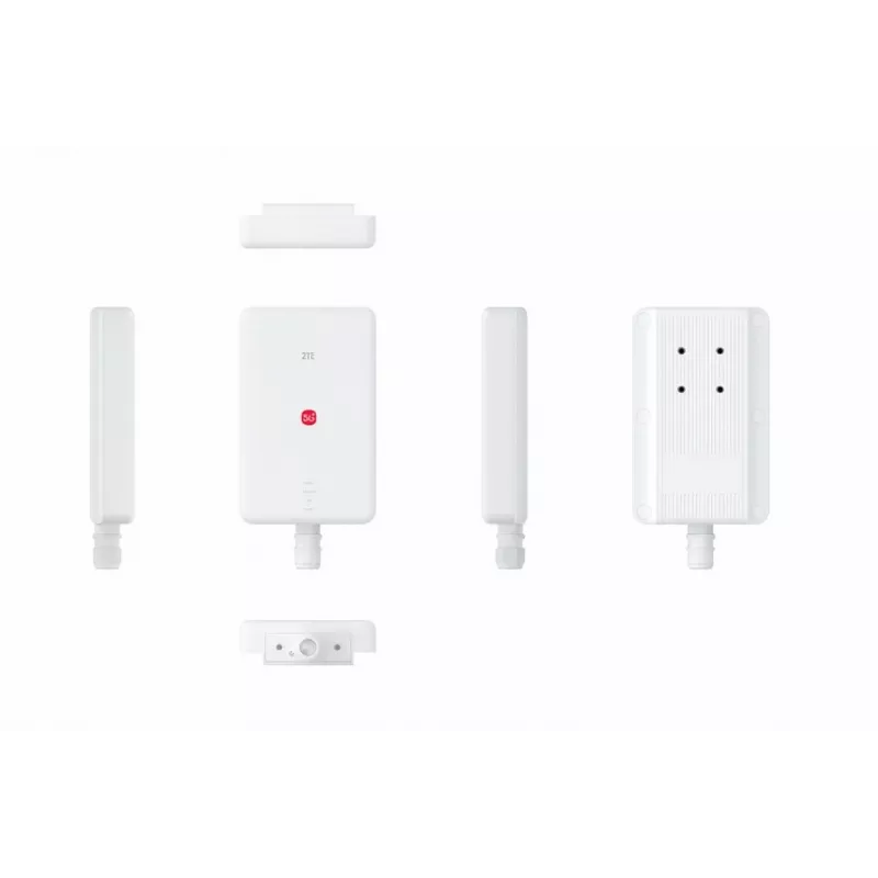 ZTE G5 Max Dual-Band WLAN-Router 802.11ac – 5G, Dual-SIM, 1x 2,5GbE, USB‑C, 48V, weiß