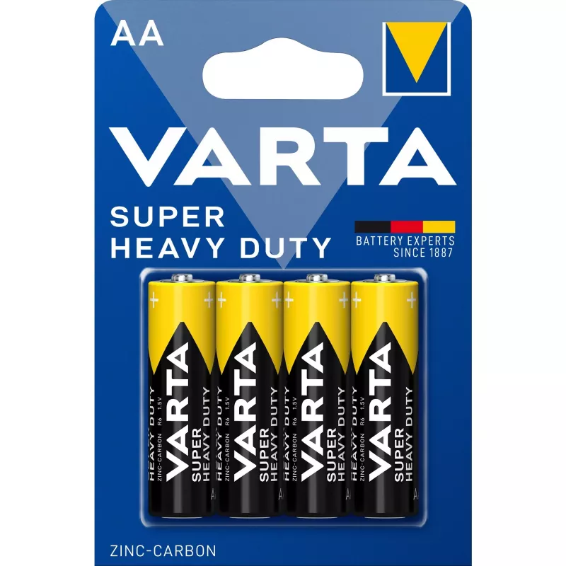Varta Superlife AA R6 Zink-Kohle-Batterien 1,5 V, 4 Stück