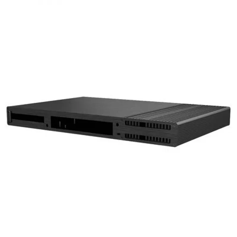 Computer Case Akasa Galileo TU2 Plus MKII Mini-ITX Case - Schwarz