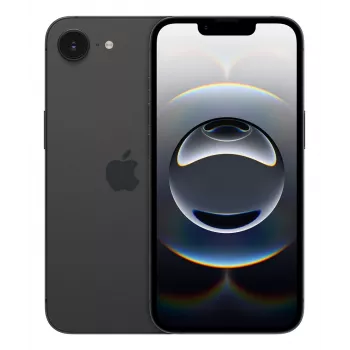 Smartphone Apple iPhone 16e — 6,1 Zoll (15,5 cm), A18, 128 GB, Dual SIM, 5G, 48 MP, Schwarz