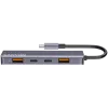 Canyon DS-18 - USB-C Hub - 5 Ports - 1x USB-C 5V DC Laden - 2x USB-C - 10 Gbit/s - 2x USB 3.2
