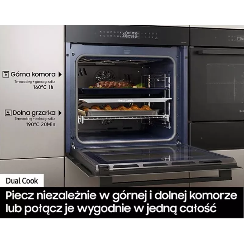 Einbau-Elektrobackofen Samsung NV7B42251AK — Energieeffizienzklasse A+