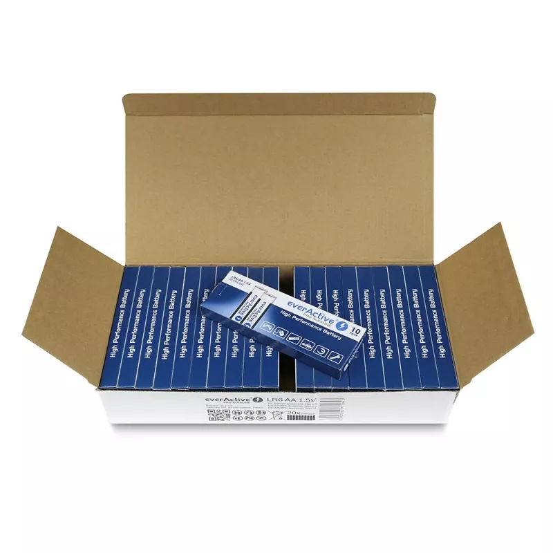 everActive Pro Alkaline LR6 AA Alkaline-Batterie LR610PAKPA, 1,5 V, 10er-Pack