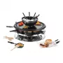 Unold 48726 Raclette-Grill für 8 Personen 1300 W Schwarz, Edelstahl