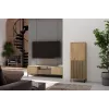 KAMARO 2DK schlank/GŁ Eiche ARTISAN DISPLAY CABINET