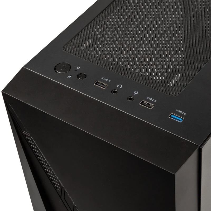 Computer-Gehäuse Kolink Inspire K2 Plus ARGB Micro-ATX Schwarz