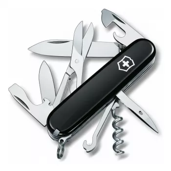 Multitool-Taschenmesser Victorinox Climber 13 Funktionen, 91 mm, schwarzer Griff