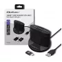 Chipkartenleser Qoltec 50632, USB 2.0, schwarz, 1 m Kabel