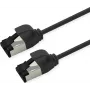 ROLINE U/FTP Patchkabel Cat.8.1 LSOH schlank schwarz 1m (21.15.3263)