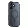 Magnetische Schutzhülle Torras Guardian Series für iPhone 16 — Schwarz