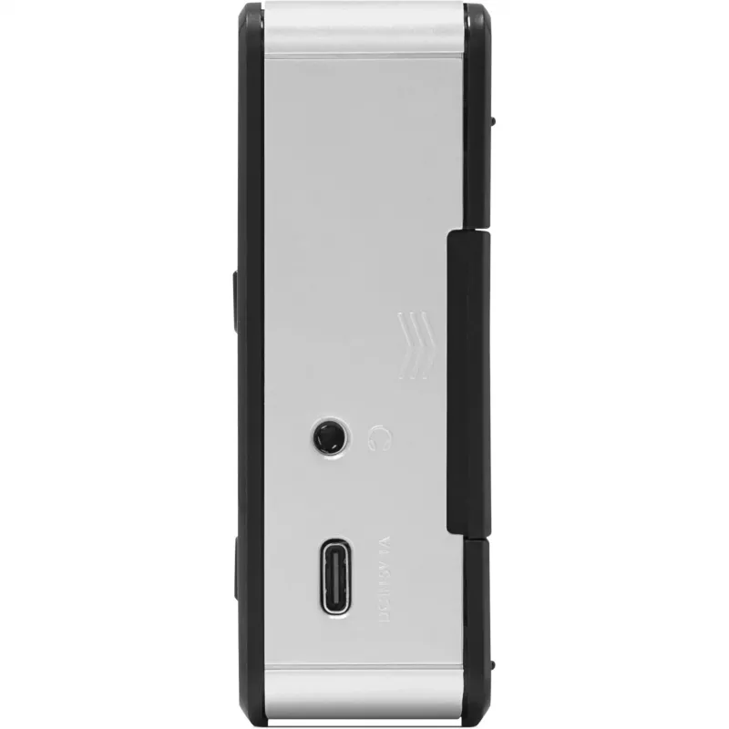 TechniSat DigitRadio 1 A 0100/4997 Digitalradio, DAB+/UKW, RDS, 40 Senderspeicher, ASA-Warnfunktion, Schwarz/Silber