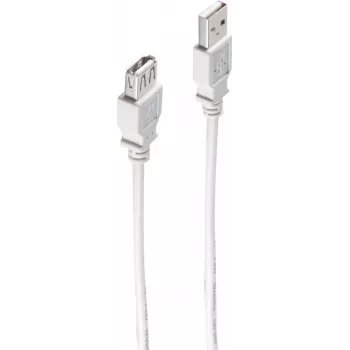 shiverpeaks BASIC-S USB 2.0 Kabel, A-Stecker - A-Kupplung 5,0 m (BS-77125)