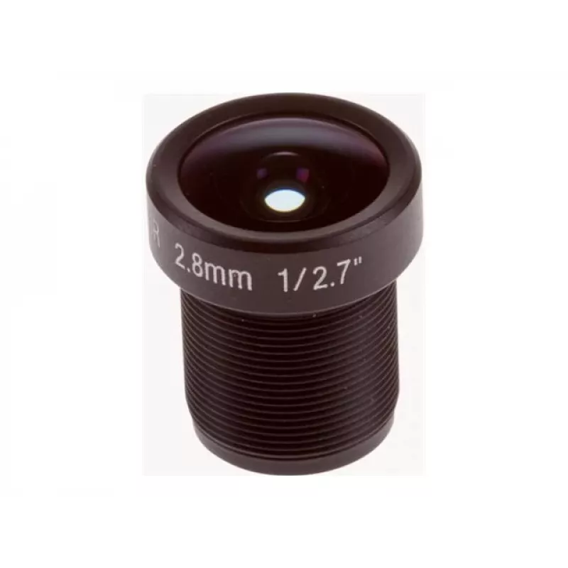 Axis 03074-001 M12-Megapixel-Objektiv 2,8 mm F1.2, feste Irisblende, für P3905-R Mk III und M3905-R, 10er-Pack