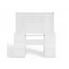 KUBA Schreibtisch Set + Extension Piece, weiß