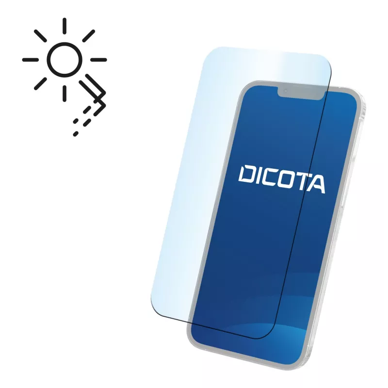 Dicota Bildschirmschutz für Handy - 3H, Klebstoff
