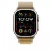 Band Apple 49mm Tan Alpine Loop Large Natural Titanium Finish