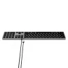 Satechi schlank W3 Tastatur USB-C mit Ziffernblock (Space Gray)
