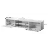 TV-Schrank cama meble SLIDE 200K, 200 x 40 x 37 cm, glänzend weiß, Spanplattenplatte