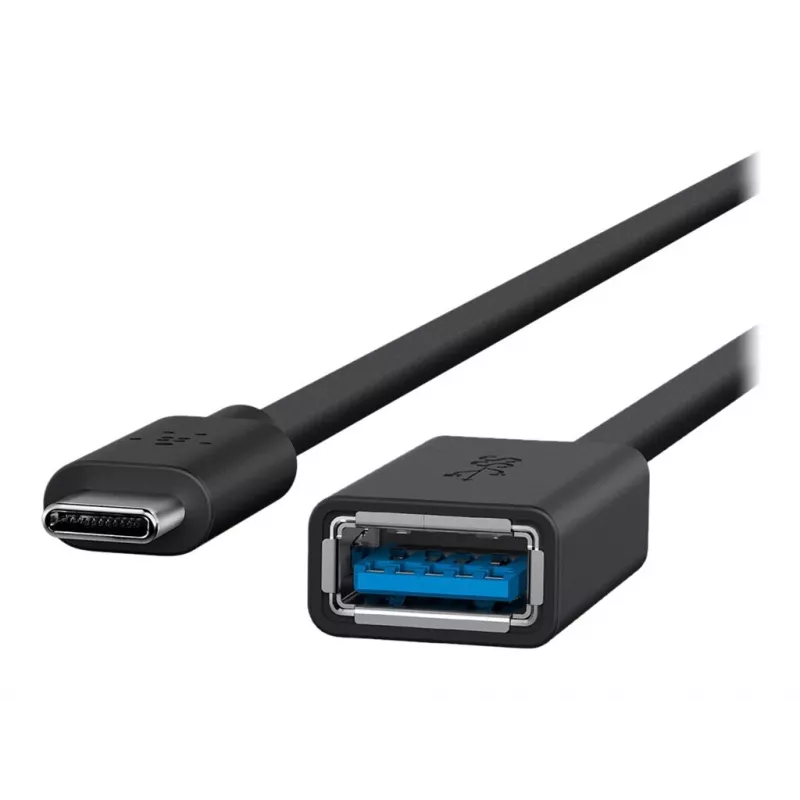 Belkin USB-3.0-Adapter USB-C auf USB-A, 5 Gbit/s, Schwarz