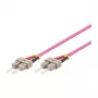 Patchkabel LWL Duplex OM4 (Multimode, 50/125) SC/SC, LSZH, umkehrbare Polarität, 3 m, Good Connections®