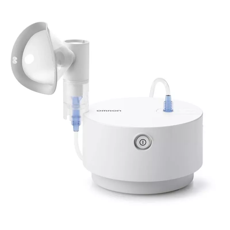 Omron C28P NE-C105-E Vernebler, 2,65 µm MMAD, 0,5 ml/min, Weiß