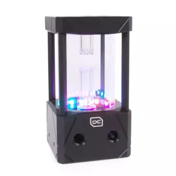 Alphacool Eisbecher Aurora D5 150 mm Ausgleichsbehälter inkl. VPP Apex D5 Pumpe, Acetal/Glas (13327)