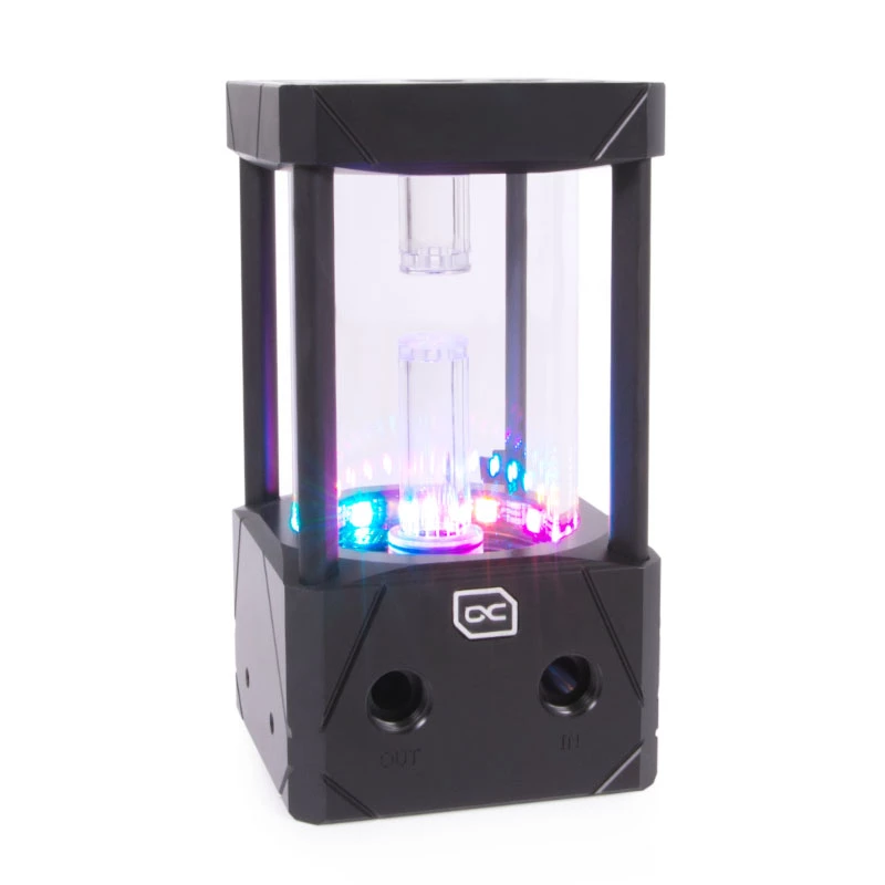 Alphacool Eisbecher Aurora D5 150 mm Ausgleichsbehälter inkl. VPP Apex D5 Pumpe, Acetal/Glas (13327)