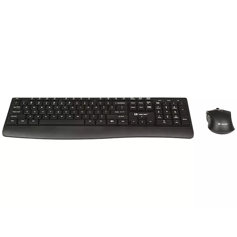Tracer Bartix II RF Nano kabelloses Tastatur-Maus-Set, 2,4 GHz, Schwarz