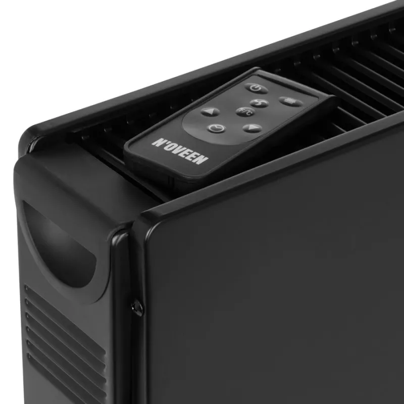 Elektrischer Konvektor-Heizlüfter NOVEEN CH7100 — 2000 W, 3 Leistungsstufen, LCD, Timer, Fernbedienung, schwarz
