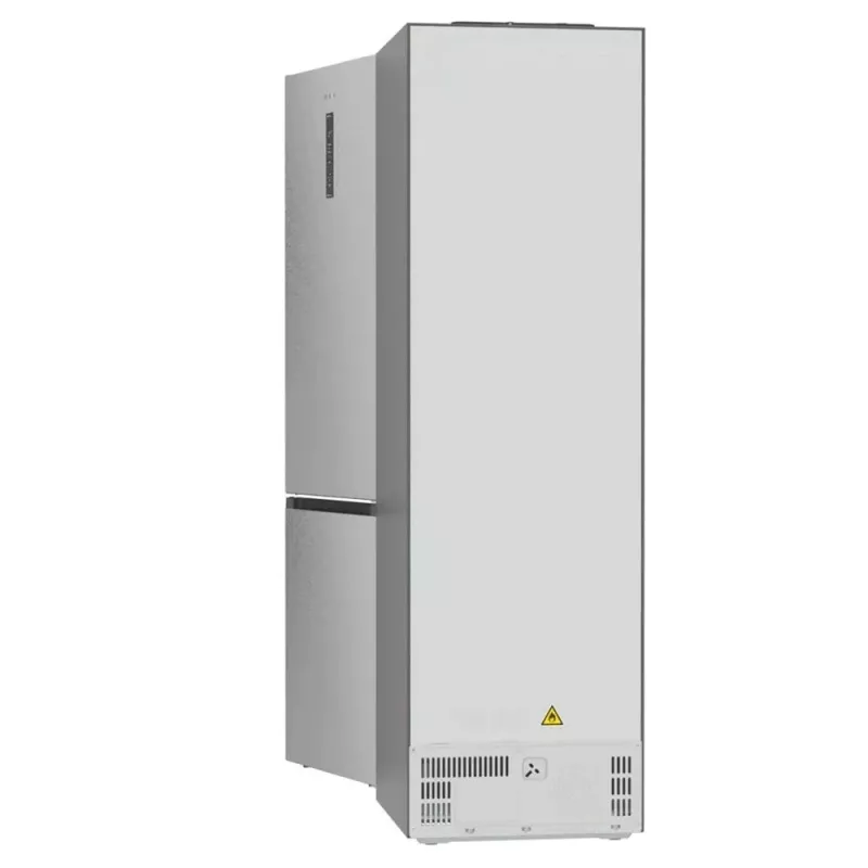 Gorenje NRB620E61X4WFE Kühl-Gefrier-Kombination, freistehend, NoFrost, 413 l (283 l Kühlteil + 130 l Gefrierteil unten), elektronische Anzeige, LED-Beleuchtung, Energieklasse E, Edelstahl