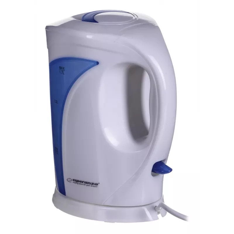 Esperanza EKK018B Wasserkocher 1,7 L, Weiß/Blau