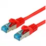 Netzwerkkabel LOGON SSTP Cat5e, RJ-45–RJ-45, 0,3 m, rot