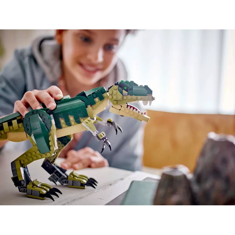 Konstruktionsspielzeug LEGO Creator 3-in-1 T.Rex Bausatz, 626 Teile, 150 mm Höhe, Alter 9+