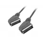 Lanberg CA-EUEU-10CC-0018-BK SCART-Kabel, SCART auf SCART 21-polig, 1,8 m, Schwarz